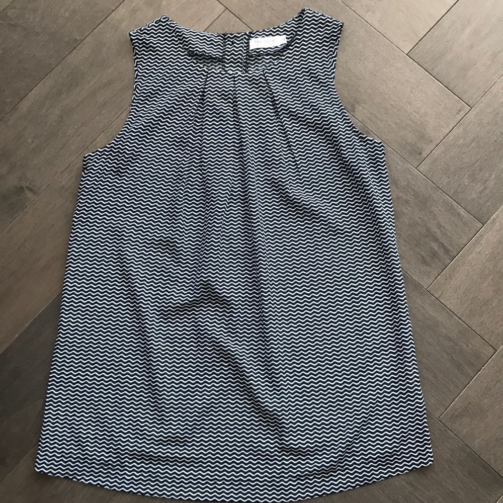 The Social Black and White Top
